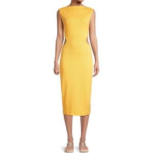 Victor Glemaud Sleeveless Cut Out Midi Dress